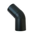 Recyclable HDPE pipe fittings 45 degree elbow for water pipe connection